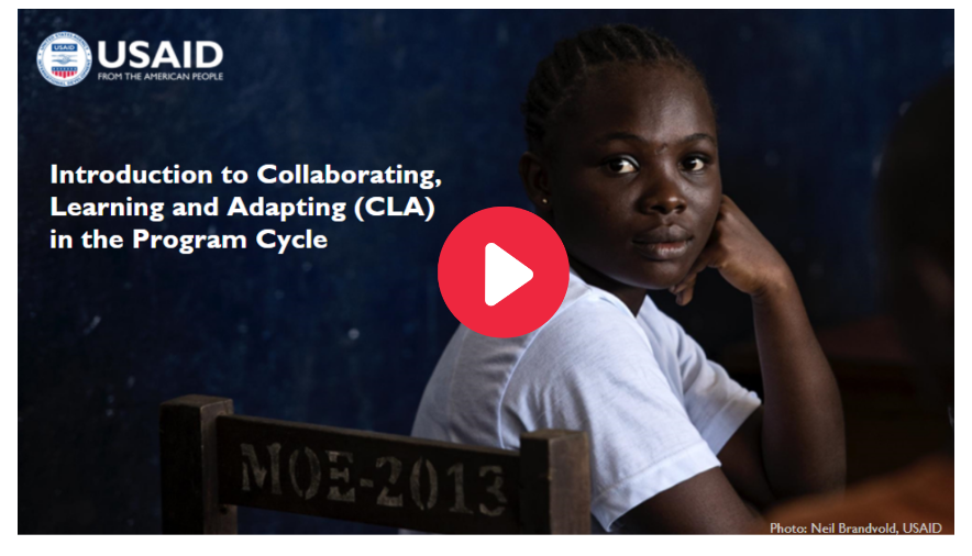 How does Collaborating, Learning & Adapting (CLA) improve Development and Sustainable Impact Work?